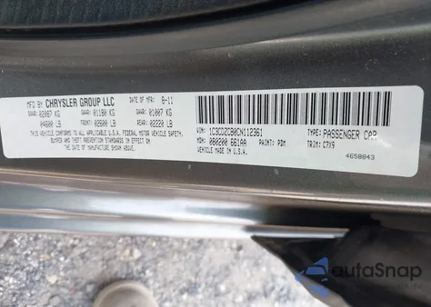 2012 Dodge Avenger Sxt z USA, uszkodzony, nr VIN 1C3CDZCB0CN112361